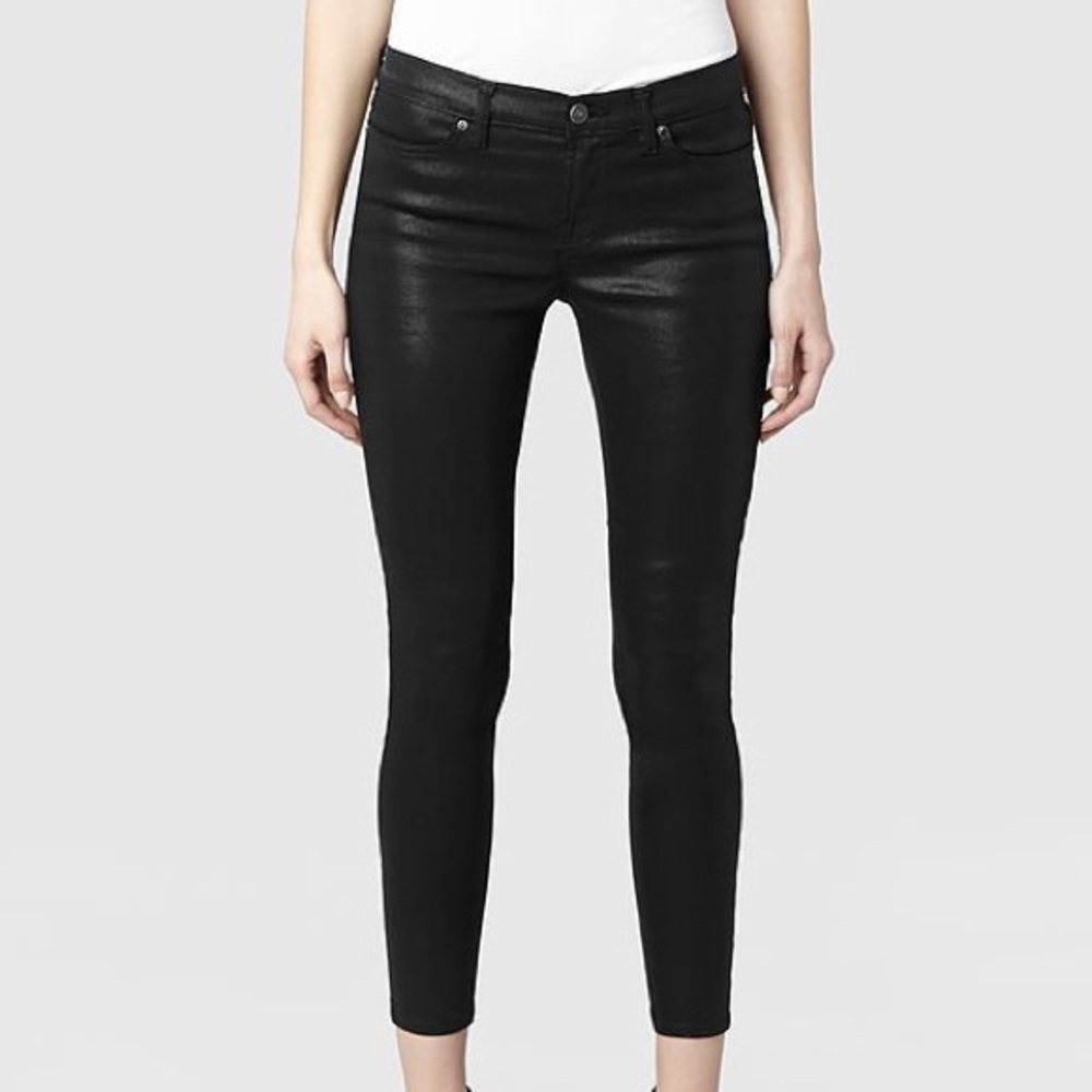 AllSaints Petral Brodie Black Jeans Size 28